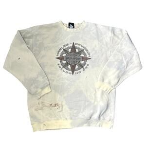 Harley Davidson Y2K Crewneck Sweatshirt vintage motorcycle size large